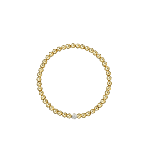 Gold Bead Bracelet