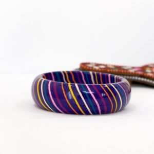 Broad Kada Lehriya Blue